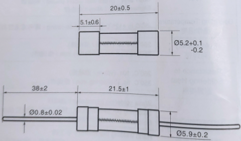 5.220mm玻璃管保险丝